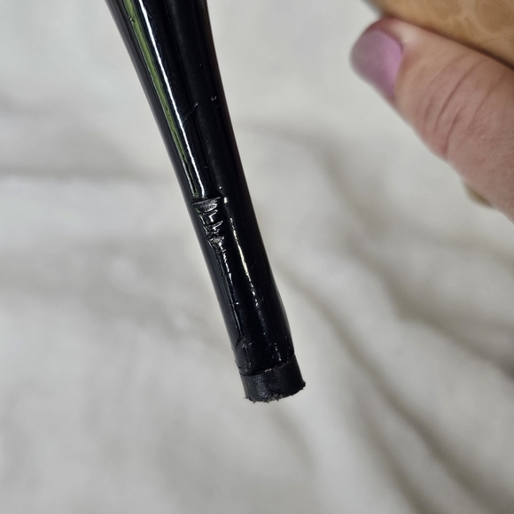 Betsey Johnson “Willow" Patent Red Leopard Peep Toe High Heels Size 8M - Picture 12 of 13